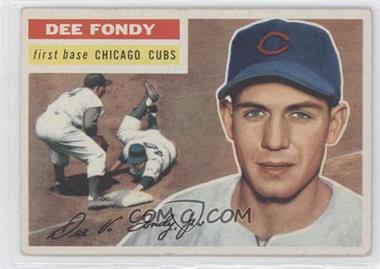 1956 Topps - [Base] #112.2 - Dee Fondy (White Back) [Noted]