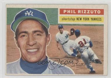 1956 Topps - [Base] #113.1 - Phil Rizzuto (Gray Back)