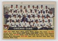 Chicago Cubs Team (White Back, Team Name Centered) [Poor to Fair]