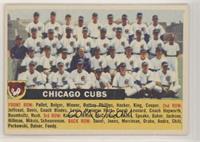 Chicago Cubs Team (White Back, Team Name Centered)