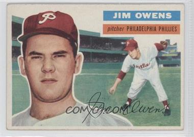1956 Topps - [Base] #114.2 - Jim Owens (White Back)