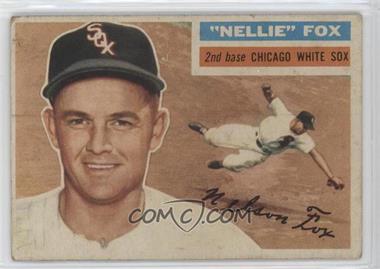 1956 Topps - [Base] #118.2 - Nellie Fox (White Back)
