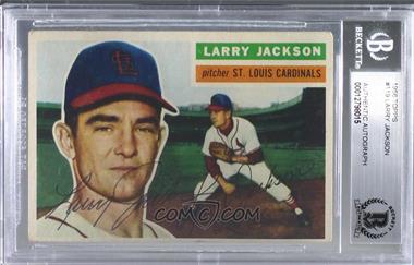 1956 Topps - [Base] #119.1 - Larry Jackson (Gray Back) [BAS BGS Authentic]
