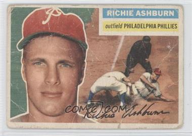 1956 Topps - [Base] #120.1 - Richie Ashburn (Gray Back) [COMC RCR Poor]