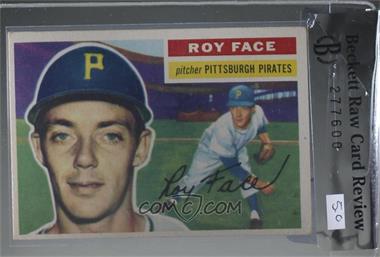 1956 Topps - [Base] #13.2 - Roy Face (White Back) [BRCR 5]