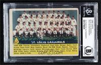 St. Louis Cardinals Team (Gray Back) [BAS Certified BGS Encased]