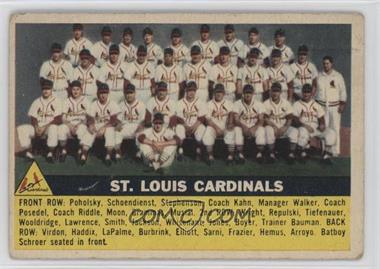 1956 Topps - [Base] #134.1 - St. Louis Cardinals Team (Gray Back)