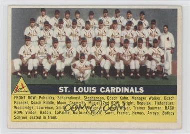 1956 Topps - [Base] #134.1 - St. Louis Cardinals Team (Gray Back)