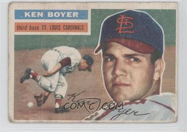 1956 Topps - [Base] #14.2 - Ken Boyer (White Back) [COMC RCR Poor]