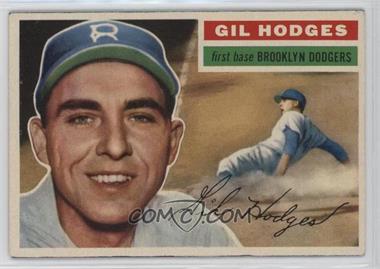 1956 Topps - [Base] #145.1 - Gil Hodges (Gray Back)