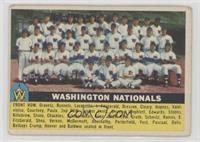 Washington Nationals Team (Gray Back) [Good to VG‑EX]