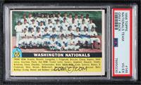 Washington Nationals Team (Gray Back) [PSA 4 VG‑EX]