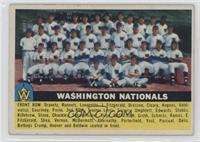 Washington Nationals Team (White Back) [Poor to Fair]