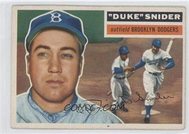 1956 Topps - [Base] #150.1 - Duke Snider (Gray Back)