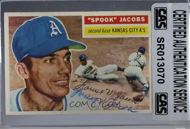 1956 Topps - [Base] #151.1 - Spook Jacobs (Gray Back) [CAS Certified Sealed]