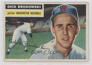 1956 Topps - [Base] #157.1 - Dick Brodowski (Gray Back) [Good to VG‑EX]