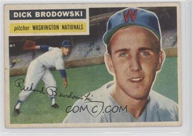 1956 Topps - [Base] #157.1 - Dick Brodowski (Gray Back) [Good to VG‑EX]