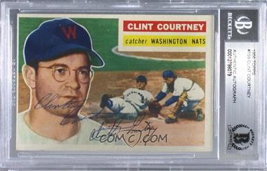 1956 Topps - [Base] #159.1 - Clint Courtney (Gray Back) [BAS BGS Authentic]