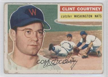 1956 Topps - [Base] #159.2 - Clint Courtney (White Back) [Poor to Fair]