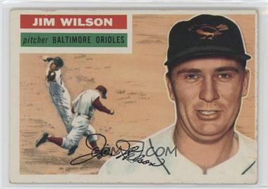 1956 Topps - [Base] #171.2 - Jim Wilson (White Back) [Good to VG‑EX]