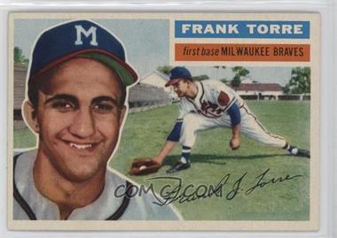 1956 Topps - [Base] #172.1 - Frank Torre (Gray Back)