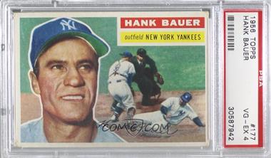 1956 Topps - [Base] #177.1 - Hank Bauer (Gray Back) [PSA 4 VG‑EX]