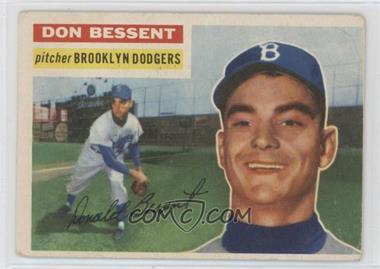 1956 Topps - [Base] #184 - Don Bessent