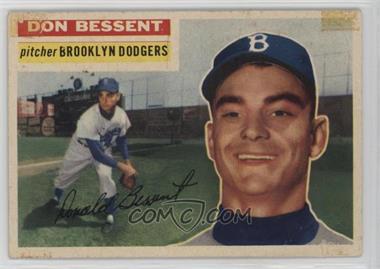 1956 Topps - [Base] #184 - Don Bessent [Poor to Fair]