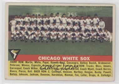 1956 Topps - [Base] #188 - Chicago White Sox Team