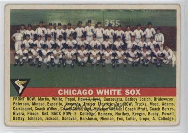 1956 Topps - [Base] #188 - Chicago White Sox Team [Poor to Fair]