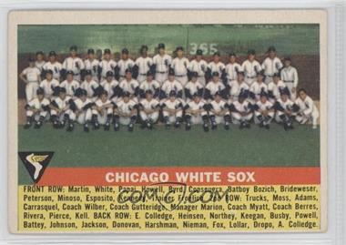 1956 Topps - [Base] #188 - Chicago White Sox Team