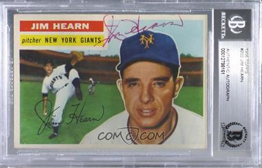 1956 Topps - [Base] #202 - Jim Hearn [BAS Authentic]