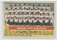 Kansas City Athletics Team [Good to VG‑EX]