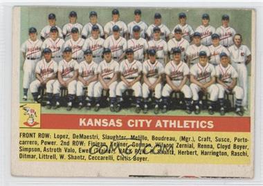 1956 Topps - [Base] #236 - Kansas City Athletics Team [Good to VG‑EX]