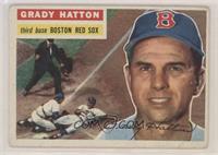 Grady Hatton (Gray Back; Hall of Famers Yogi Berra and Nestor Chylkak in backgr…