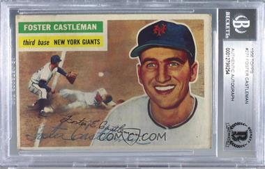 1956 Topps - [Base] #271 - Foster Castleman [BAS BGS Authentic]