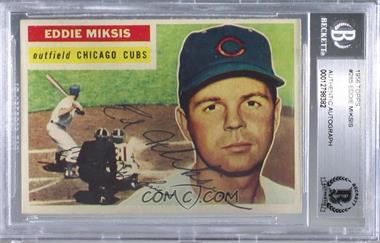 1956 Topps - [Base] #285 - Eddie Miksis [BAS BGS Authentic]