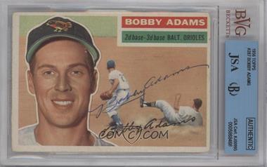 1956 Topps - [Base] #287 - Bobby Adams [JSA Certified Encased by BVG]