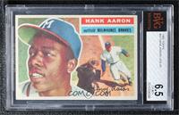 Hank Aaron (White Back: Small Background Photo is Willie Mays) [BVG 6.5&nb…