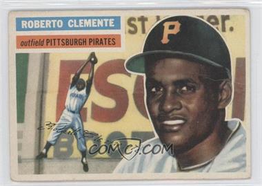 1956 Topps - [Base] #33.1 - Roberto Clemente (Gray Back) [Good to VG‑EX]
