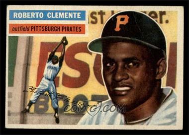 1956 Topps - [Base] #33.2 - Roberto Clemente (White Back) [VG EX]