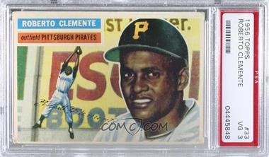 1956 Topps - [Base] #33.2 - Roberto Clemente (White Back) [PSA 3 VG]