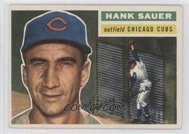 1956 Topps - [Base] #41.1 - Hank Sauer (Gray Back)