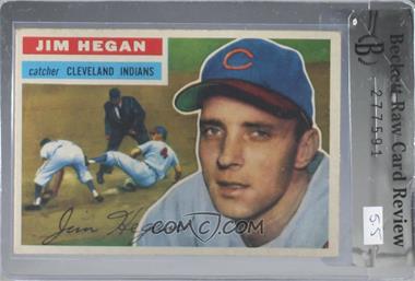 1956 Topps - [Base] #48.1 - Jim Hegan (Gray Back) [BRCR 5.5]