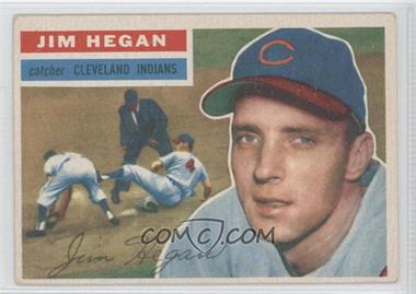 1956 Topps - [Base] #48.2 - Jim Hegan (White Back) [Good to VG‑EX]