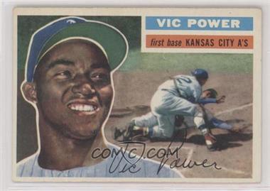 1956 Topps - [Base] #67.1 - Vic Power (Gray Back)