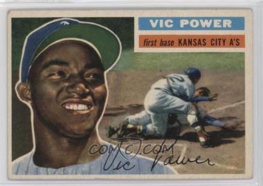 1956 Topps - [Base] #67.1 - Vic Power (Gray Back)