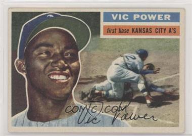 1956 Topps - [Base] #67.2 - Vic Power (White Back)