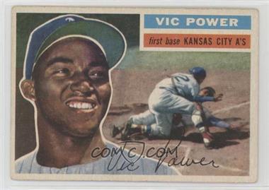 1956 Topps - [Base] #67.2 - Vic Power (White Back)