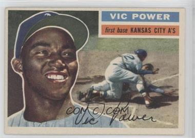 1956 Topps - [Base] #67.2 - Vic Power (White Back)